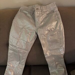 Gap silver jeans girls 8